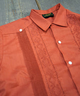 L/S GUAYABERA "REJILLADA"-ORA
