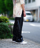 SYNTHETIC LEATHER TROUSERS