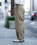 60s ITALIAN NAVY BELTED TROUSERS DEAD STOCK