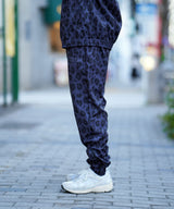 YOI YOI GION LEOPARD PRINT TRACK PANTS
