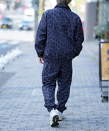 YOI YOI GION LEOPARD PRINT TRACK PANTS
