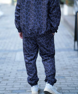 YOI YOI GION LEOPARD PRINT TRACK PANTS