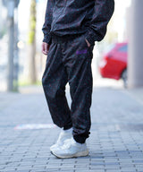 YOI YOI GION LEOPARD PRINT TRACK PANTS