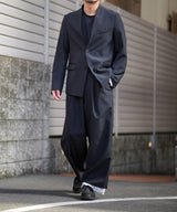 Two tuck wide trousers