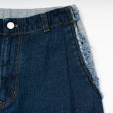 WASHED DOCKING DENIM PANTS