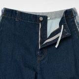 WASHED DOCKING DENIM PANTS