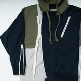 ASYMMETRIC ZIP HOODIE