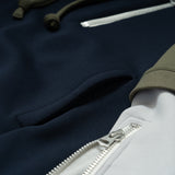 ASYMMETRIC ZIP HOODIE