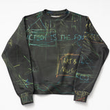 PRINT FABRIC SWEAT SHIRTS