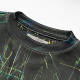 PRINT FABRIC SWEAT SHIRTS