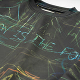 PRINT FABRIC SWEAT SHIRTS