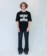 GRAPHIC T-SHIRT"COEXIST AND HOPEFUL"