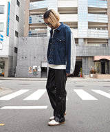 WASHED DOCKING DENIM BLOUSON