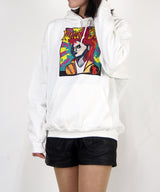 8oz hooded sweat shirt-h hide