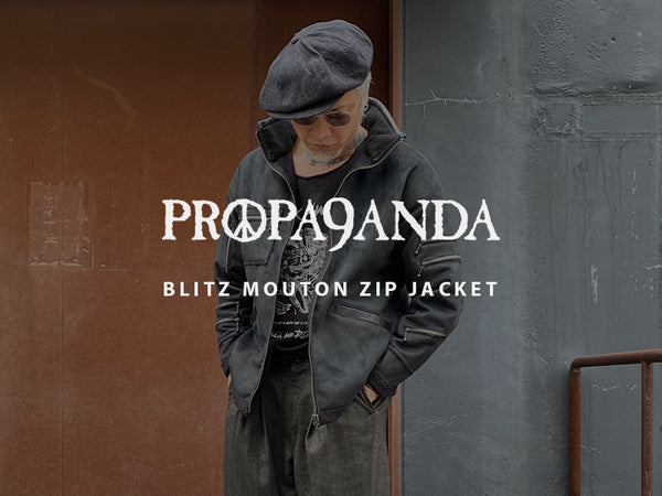 PROPA9ANDA / BLITZ MOUTON ZIP JACKET
