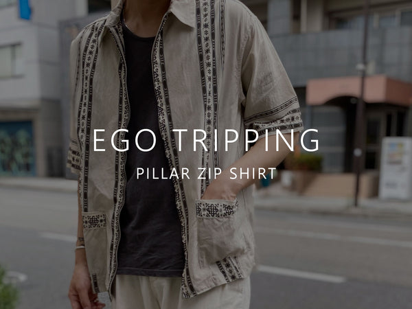 EGO TRIPPING×PROPA9ANDA / PILLAR ZIP SHIRT