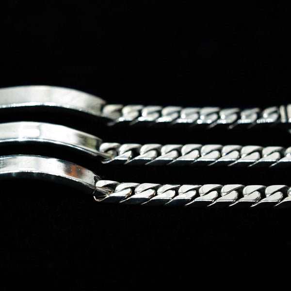 Tiffany ID UK ブレスレット　イギリス刻印　2002年製　手打ち刻印 VINTAGE TIFFANY & CO. ID Bracelet Sterling Silver