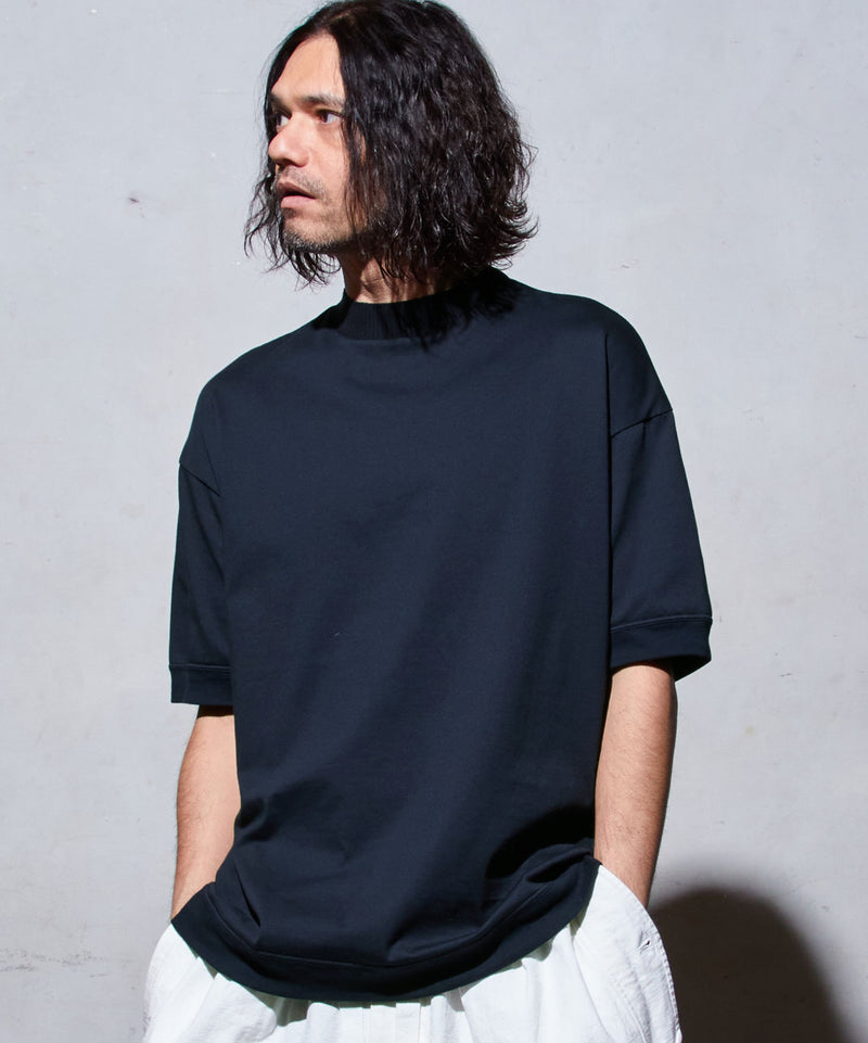 EGO TRIPPING エゴトリッピング / RIB MOCK TEE リブモックTシャツ モックネック モックネックTシャツ