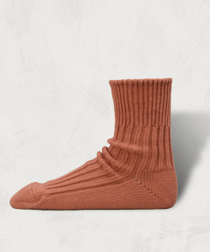 Organic Ribbed Socks Short Length