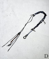 NARROW ROPE LEATHER MIX