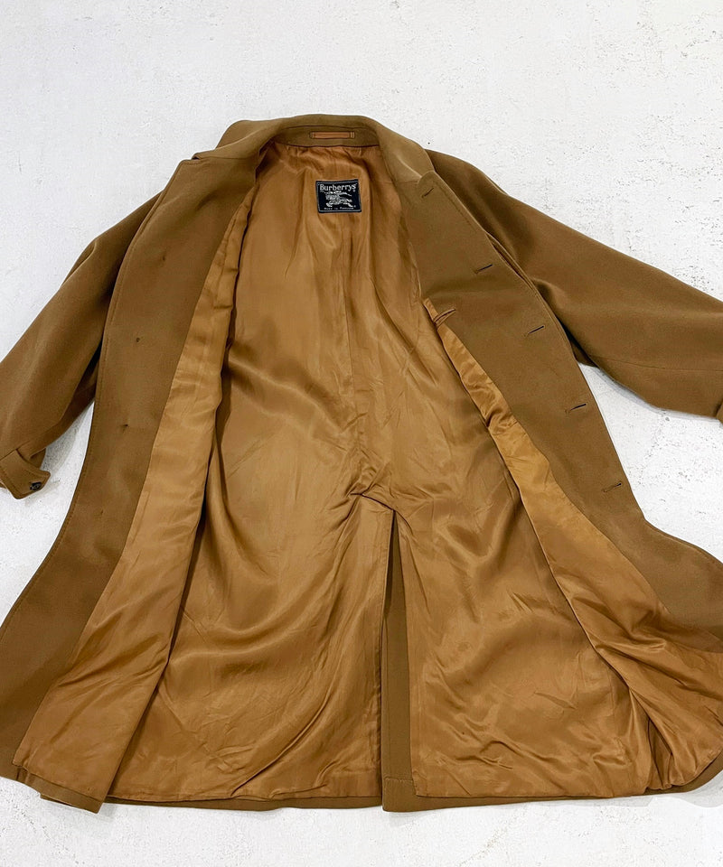 80's VINTAGE BURBERRY Balmacaan Coat cashmere