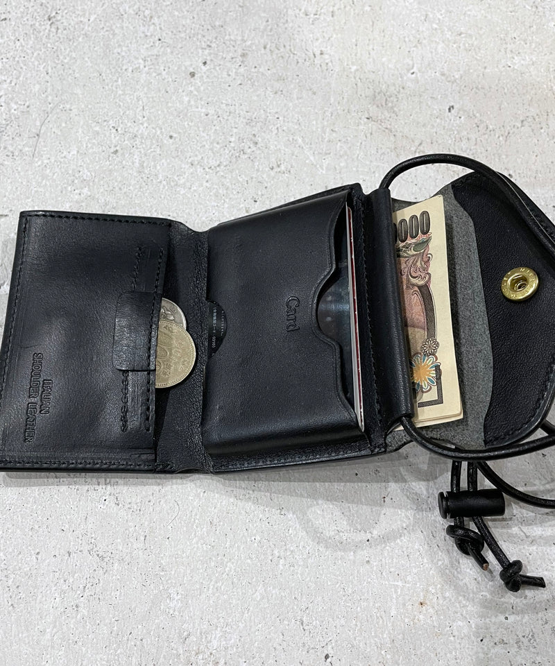 Cramp COMPACT WALLET Italian Shrink leather 2way