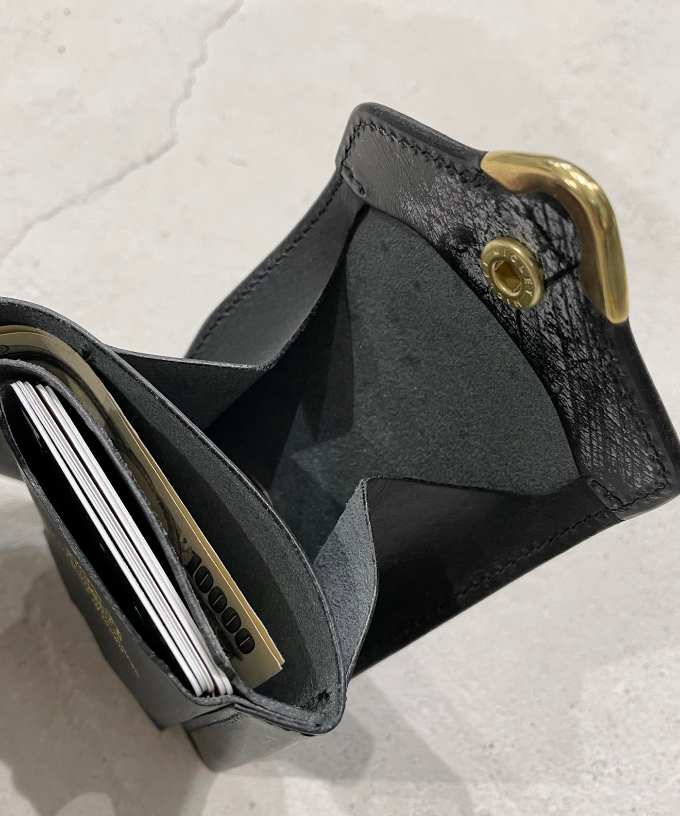 池之端銀革店 Cramp クランプ / Garcon slim wallet ギャルソンスリム