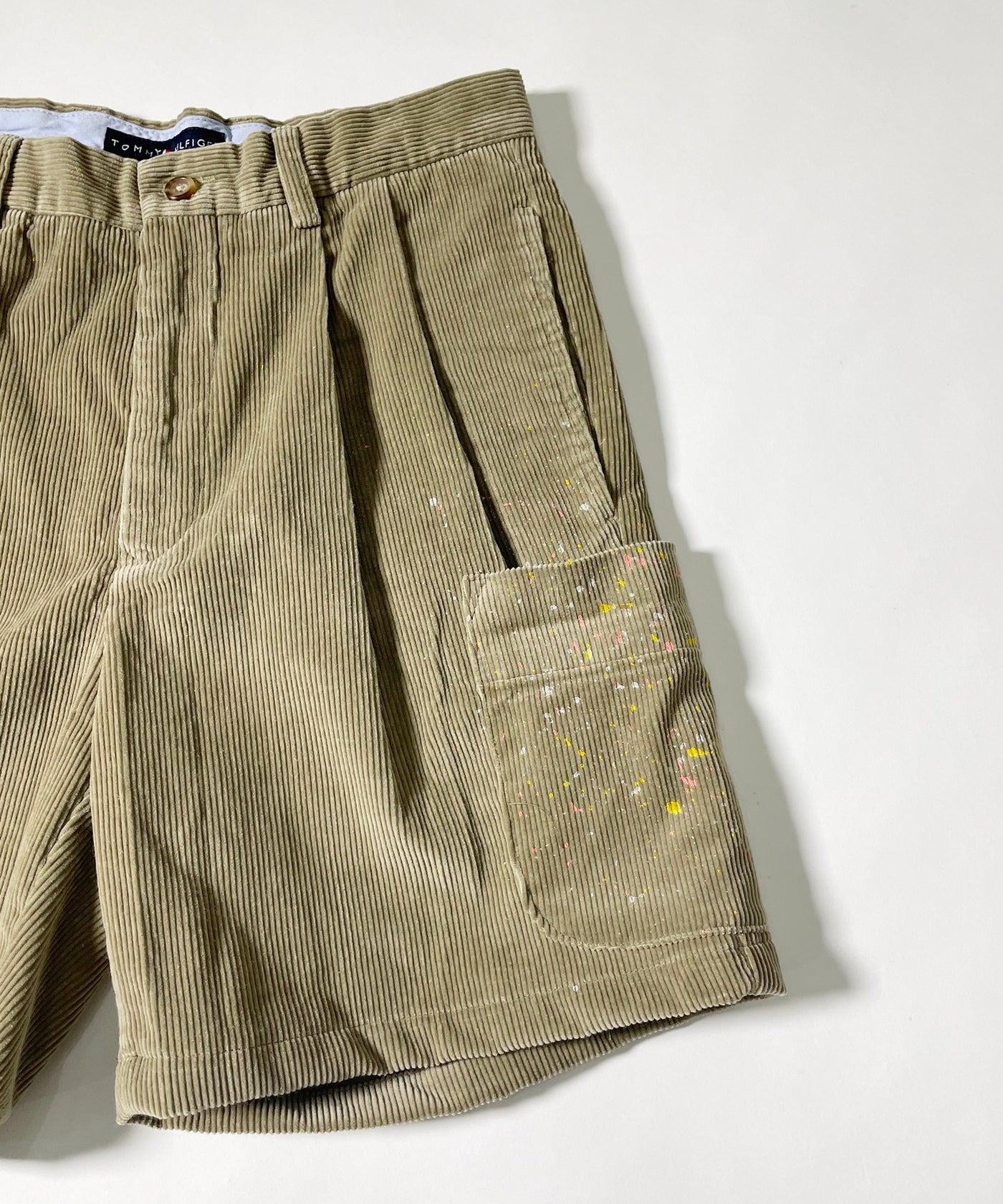CORDUROY PAINTING SHORTS-04 / コーデュロイペインティング