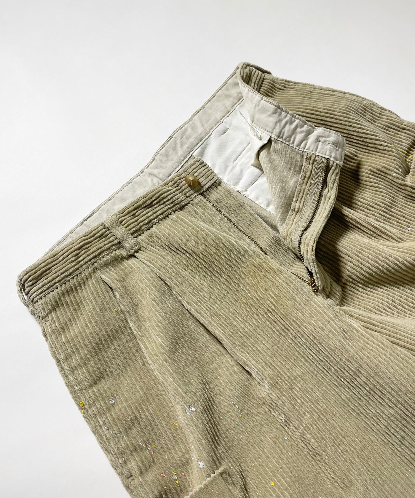 REMAKE CORDUROY SHORT PANTS-03 / コーデュロイペインティング