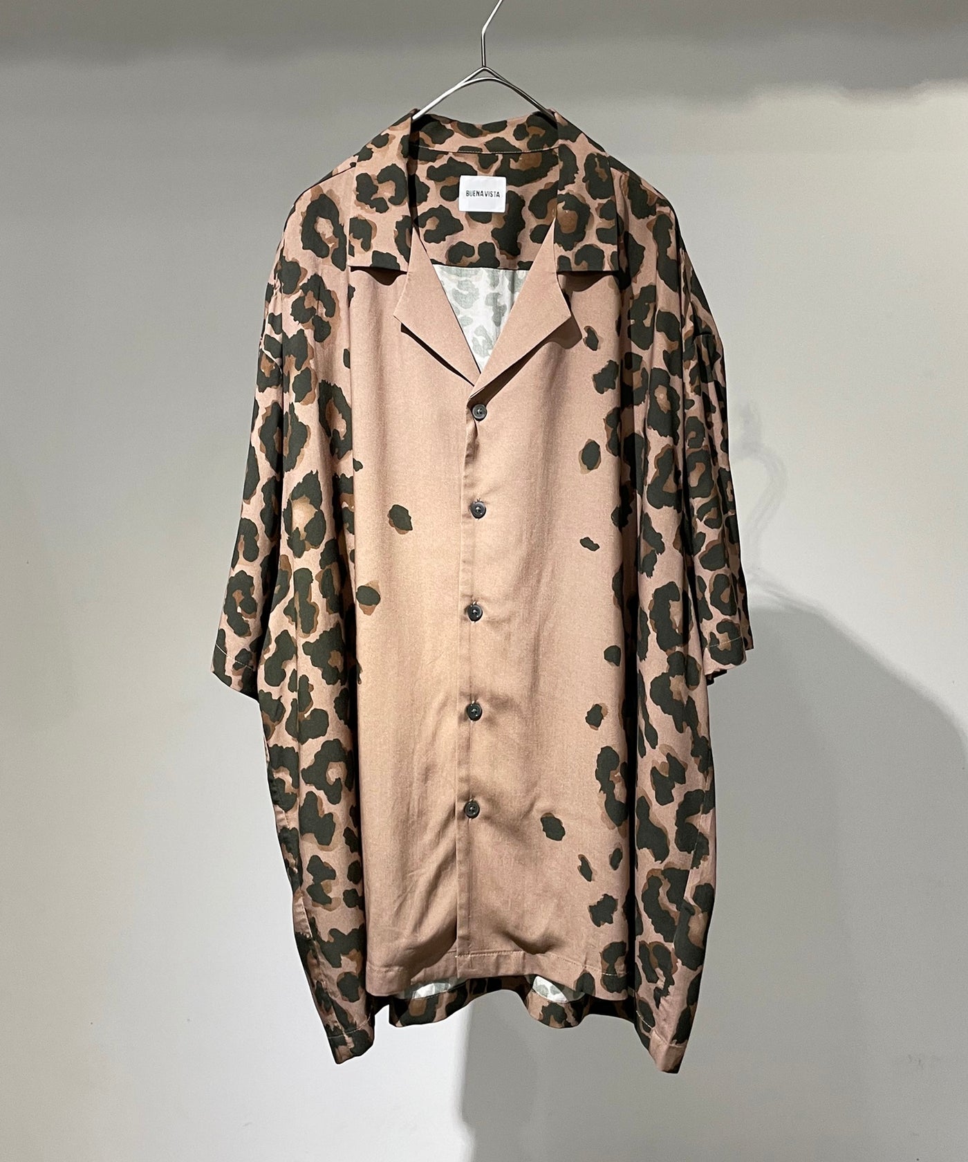 BUENA VISTA ブエナビスタ / LEOPARD BOWLING SHIRT レオパード