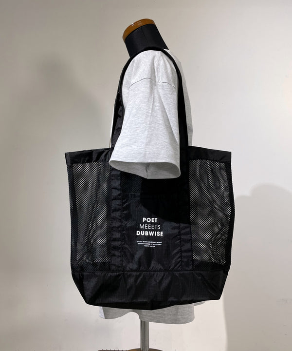 POET MEETS DUBWISE ポエトミーツダブワイズ / PMD LOGO Mesh Tote SILENT POETS サイレントポエツ