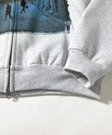 Graphic Zip Up Hoodie