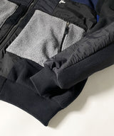 SWITCHING FLEECE BOMBER JACKET