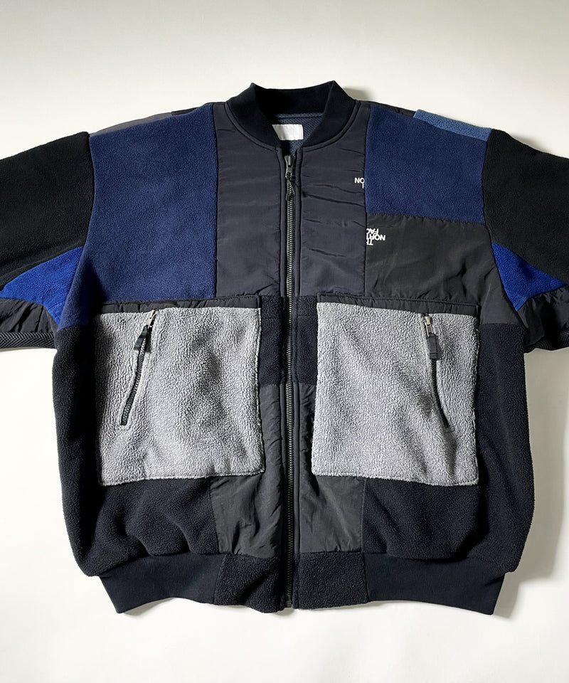 SWITCHING FLEECE BOMBER JACKET