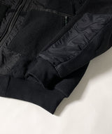 SWITCHING FLEECE BOMBER JACKET