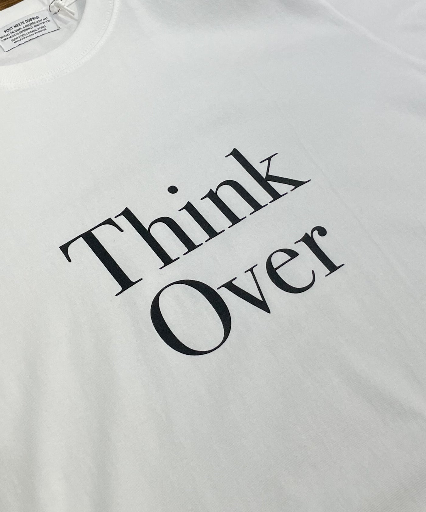 POET MEETS DUBWISE / THINK OVER T-SHIRT ポエトミーツダブワイズ 