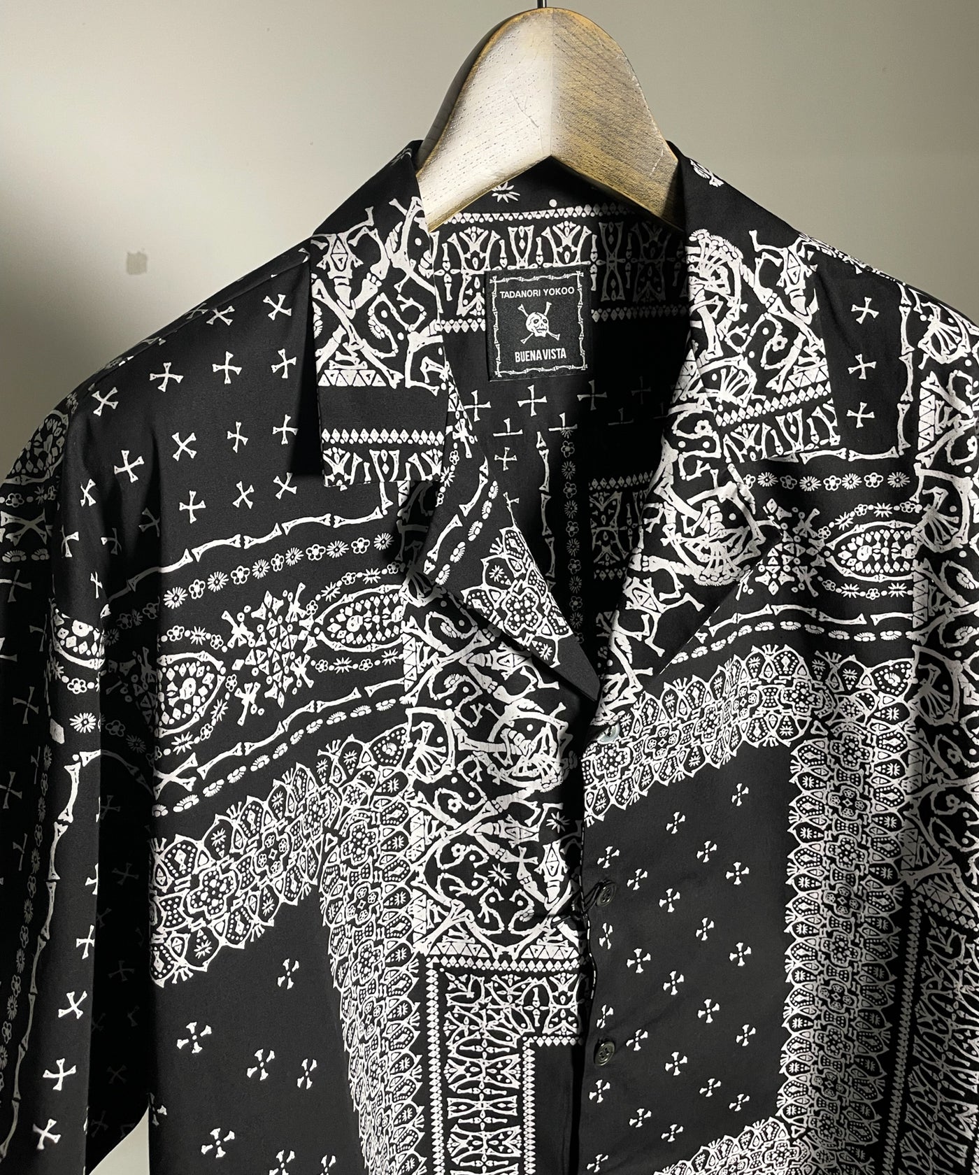 新品未使用品 MAD PUNKS 髑髏 総柄 アシメントリー シャツ ワンピース ドット柄 シャツワンピ ワンピース レディース ロング 送料無料