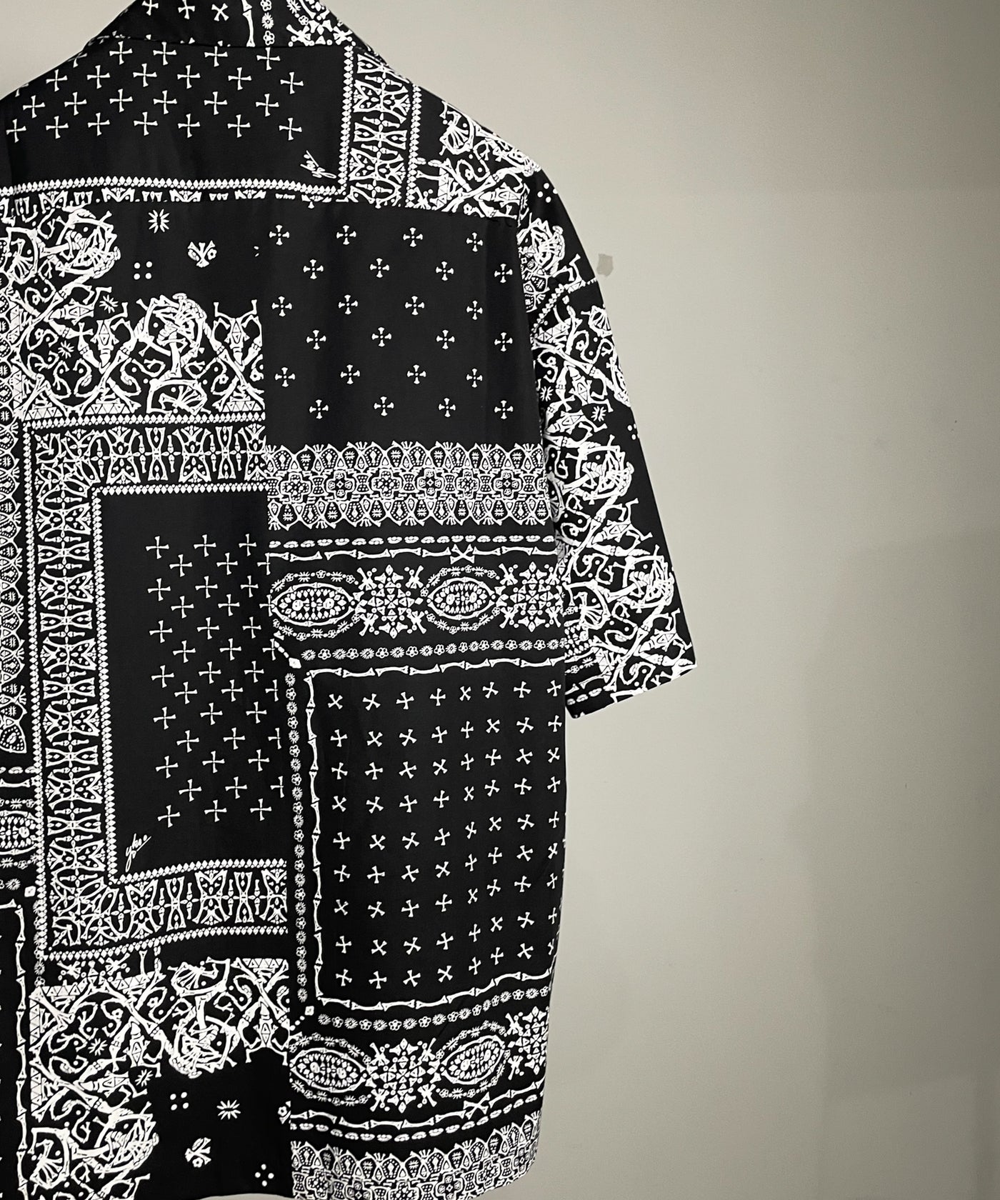 BUENA VISTA / 髑髏 bandana S/S shirt-L ブエナビスタ 横尾忠則 石塚 
