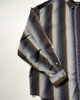 Zip Ombre Stripe Shirt