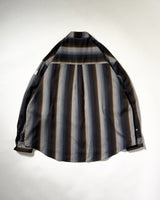 Zip Ombre Stripe Shirt