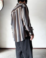 Zip Ombre Stripe Shirt