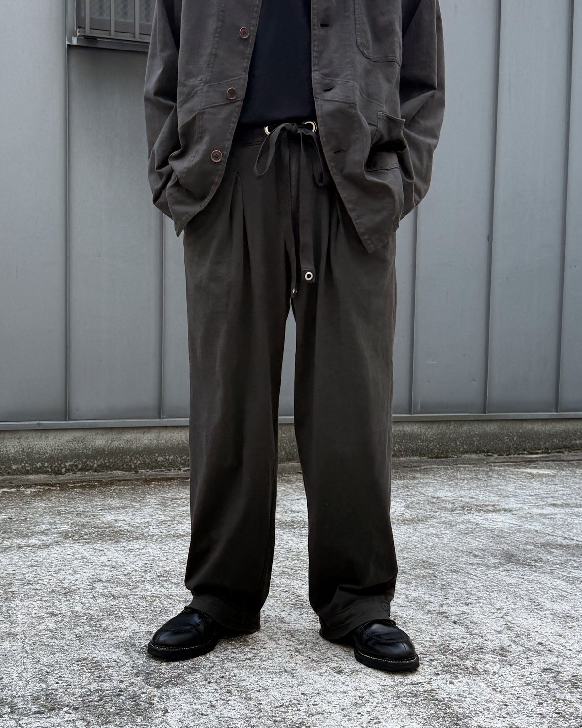 パンツ opium docking track buggy swag D.HYGEN - Non-ply Yarn Lined Drop Crotch Cargo Wide Jogger