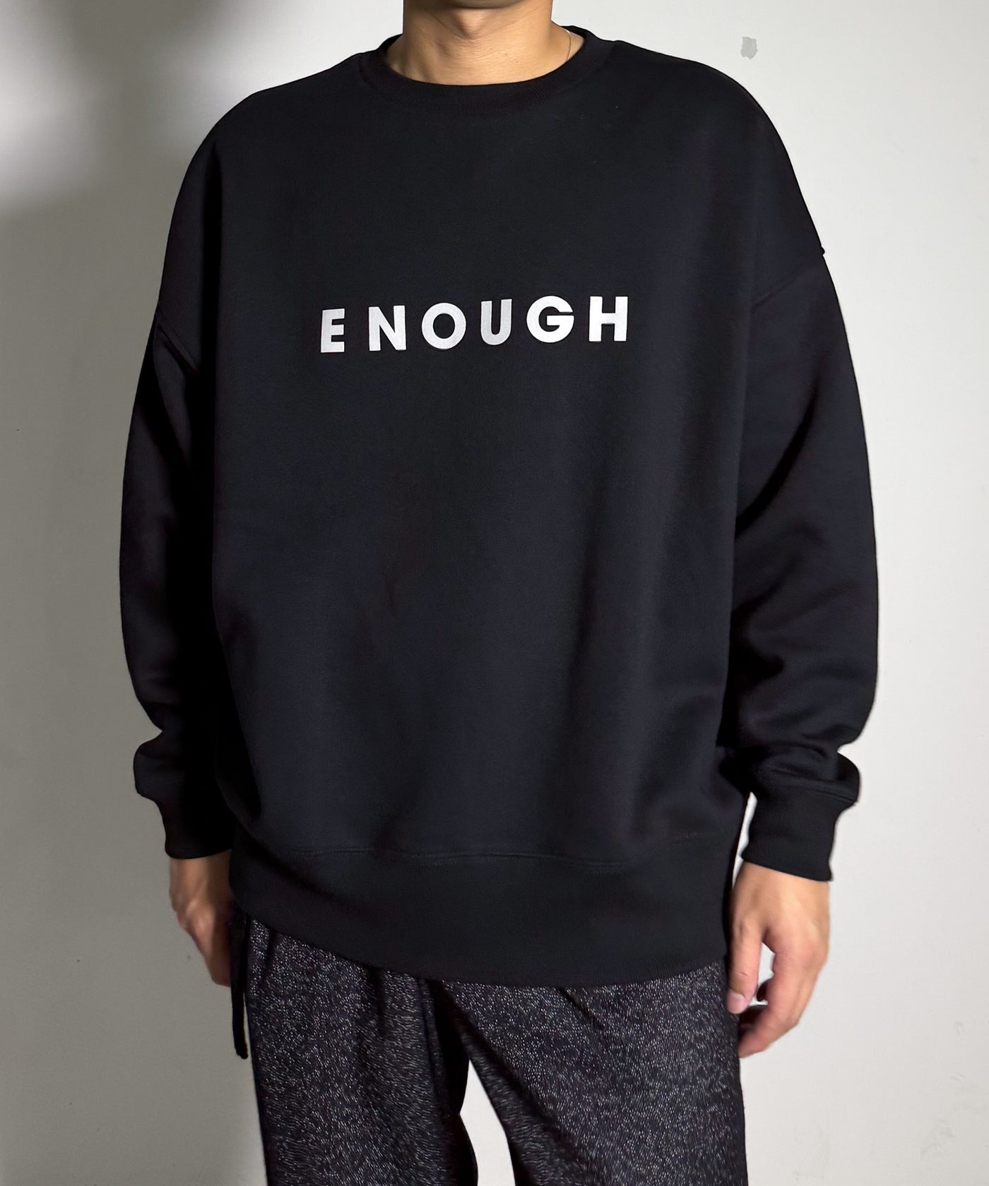 POET MEETS DUBWISE / ENOUGH OVERSIZED SWEAT ポエトミーツダブワイズ 