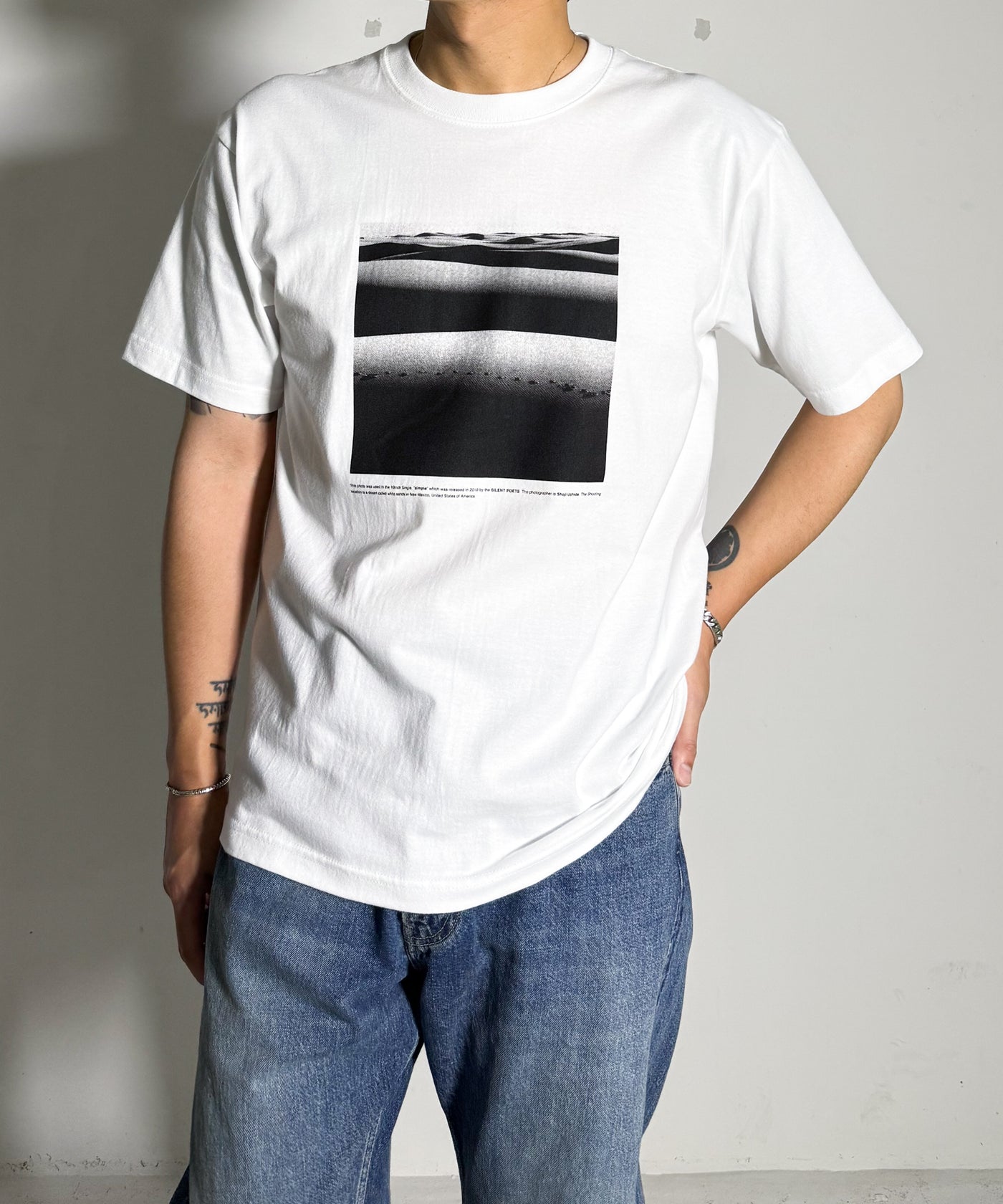 POET MEETS DUBWISE  / WHITE SANDS T-SHIRT ポエトミーツ