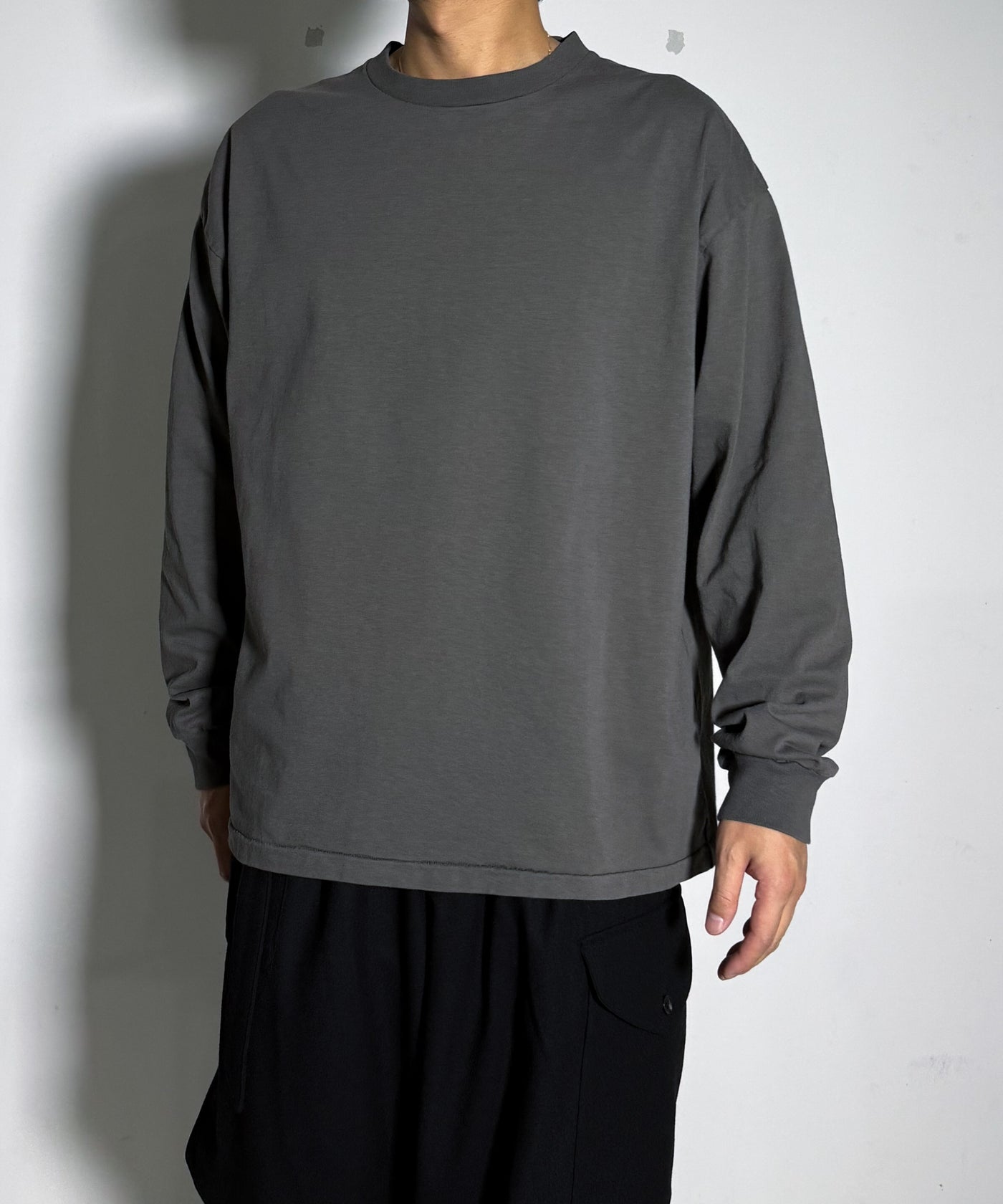ANDER アンダー / POISON LS TEE ポイズンTシャツ ロンT フェード 米綿 