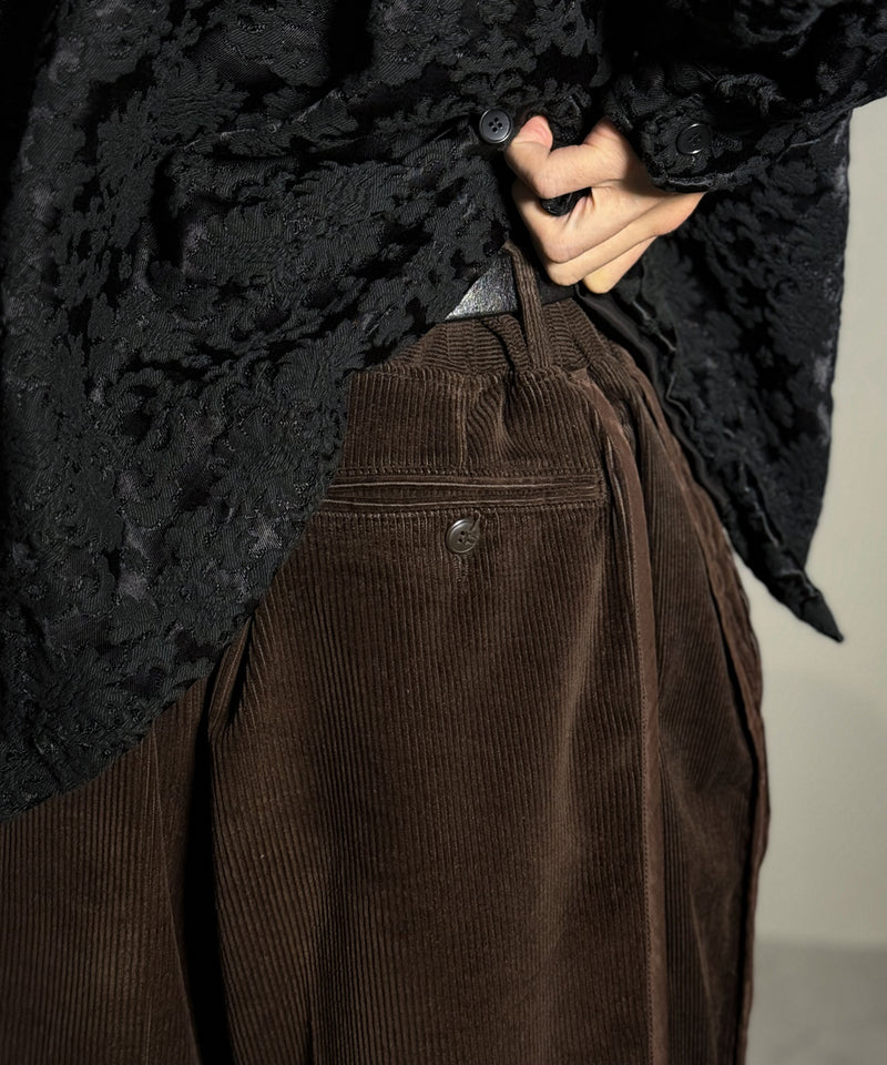 WIDE CORDUROY PANTS