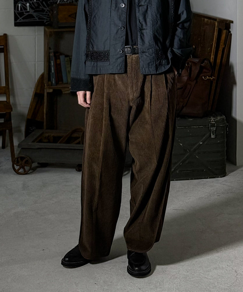 WIDE CORDUROY PANTS