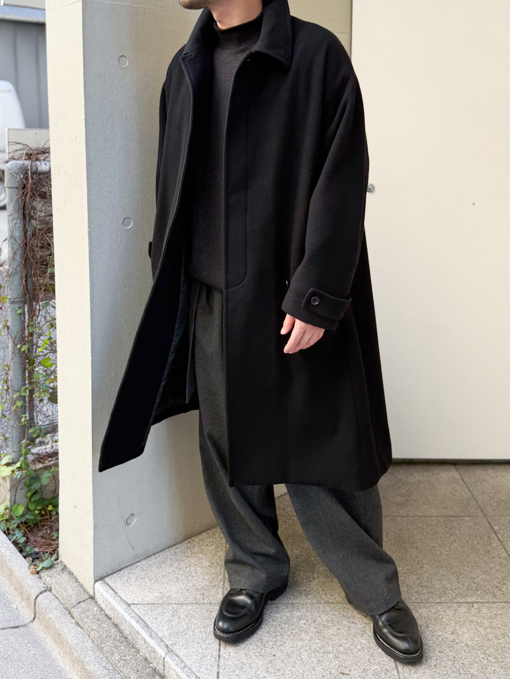 ONEfifth / LOAD ワンフィフス ステンカラーコート バルマカンコート