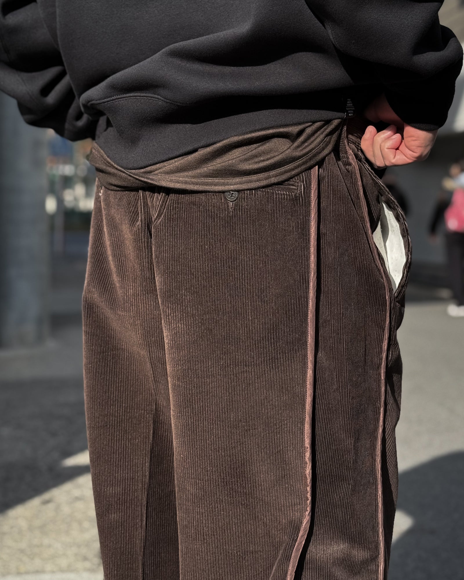 CHANGES / WIDE CORDUROY PANTS チェンジーズ コーデュロイパンツ