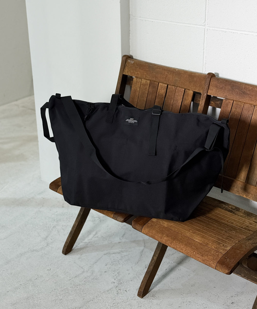 BAGSINPROGRESS / Traveler Duffer Large BLACK NYLON CANVAS バッグ